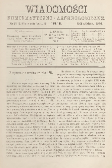 Wiadomości Numizmatyczno-Archeologiczne. R.6, 1895, nr 2 i 3