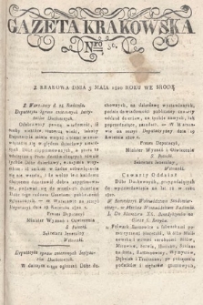 Gazeta Krakowska. 1820 , nr  36