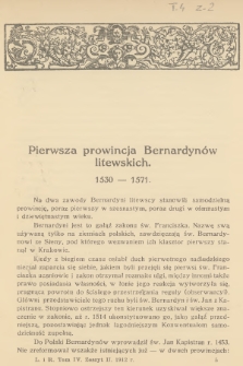 [Litwa i Ruś : miesięcznik ilustrowany, poświęcony kulturze, dziejom, krajoznawstwu i ludoznawstwu]. [T.4], [1912], [Zeszyt 2] + wkładka