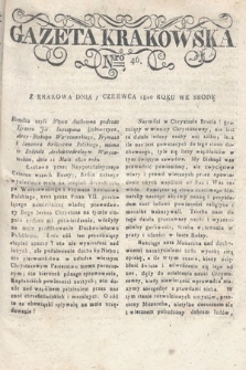 Gazeta Krakowska. 1820 , nr  46