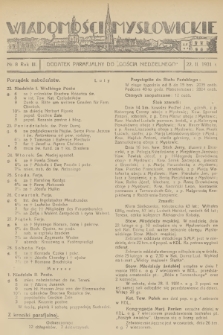 Wiadomości Mysłowickie : dodatek parafjalny do „Gościa Niedzielnego”. R.3, 1931, nr 8