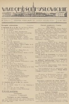 Wiadomości Mysłowickie : dodatek parafjalny do „Gościa Niedzielnego”. R.3, 1931, nr 32