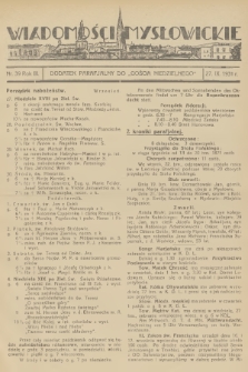 Wiadomości Mysłowickie : dodatek parafjalny do „Gościa Niedzielnego”. R.3, 1931, nr 39