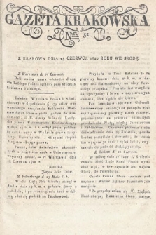 Gazeta Krakowska. 1820 , nr  52