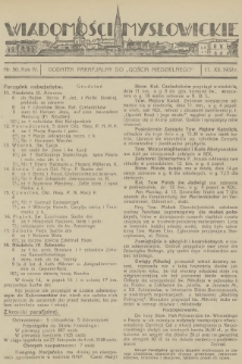 Wiadomości Mysłowickie : dodatek parafjalny do „Gościa Niedzielnego”. R.4, 1932, nr 50