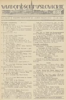 Wiadomości Mysłowickie : dodatek parafjalny do „Gościa Niedzielnego”. R.6, 1934, nr 9