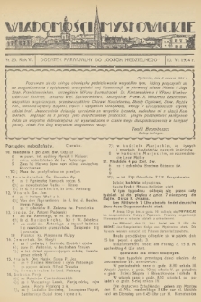 Wiadomości Mysłowickie : dodatek parafjalny do „Gościa Niedzielnego”. R.6, 1934, nr 23