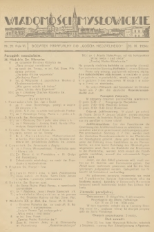 Wiadomości Mysłowickie : dodatek parafjalny do „Gościa Niedzielnego”. R.6, 1934, nr 39