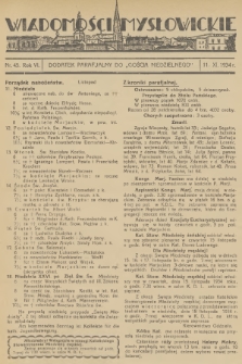 Wiadomości Mysłowickie : dodatek parafjalny do „Gościa Niedzielnego”. R.6, 1934, nr 45