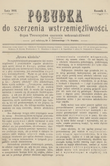 Pobudka do Szerzenia Wstrzemięźliwości : organ Towarzystwa Szerzenia Wstrzemięźliwości w Poznaniu. R.1, 1891 (Luty)
