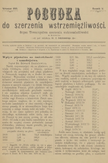 Pobudka do Szerzenia Wstrzemięźliwości : organ Towarzystwa Szerzenia Wstrzemięźliwości w Poznaniu. R.5, 1895 (Wrzesień)