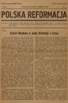 Polska Reformacja. R.1, 1929, № 2