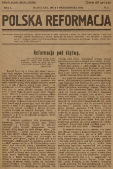 Polska Reformacja. R.1, 1929, № 3
