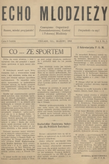 Echo Młodzieży. Vol.1, 1935, No. 3