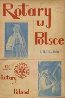 Rotary w Polsce = Rotary in Poland. 1938, [nr] I, II, III