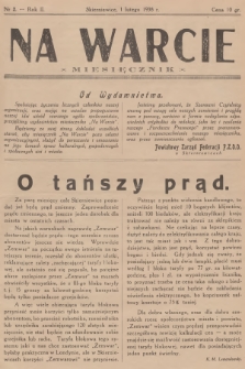 Na Warcie. R.2, 1938, nr 2