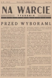 Na Warcie. R.2, 1938, nr 10