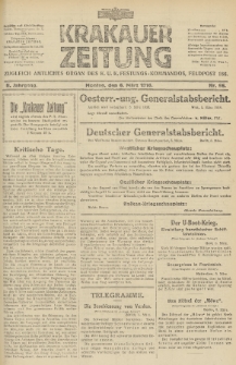 Krakauer Zeitung : zugleich amtliches Organ des K. U. K. Festungs-Kommandos. 1916, nr 66
