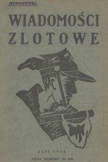 Wiadomośc Zlotowe : pismo II Zlotu Chorągwi Radomskieji. R.1, 1934, nr [3]