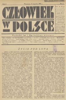 Człowiek w Polsce. R.2, 1934, nr 2