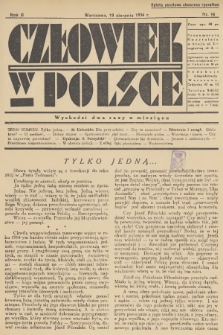 Człowiek w Polsce. R.2, 1934, nr 16