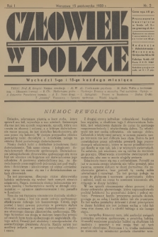 Człowiek w Polsce. R.1, 1933, nr 2