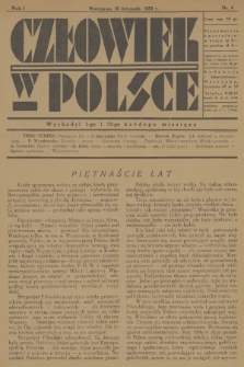 Człowiek w Polsce. R.1, 1933, nr 4