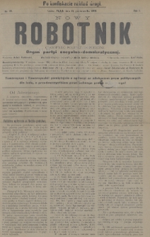 Nowy Robotnik : czasopismo polityczno-społeczne : organ partyi socyalno-demokratycznej. 1893, nr 16 (po konfiskacie nakład drugi)