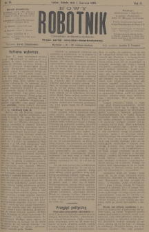 Nowy Robotnik : czasopismo polityczno-społeczne : organ partyi socyalno-demokratycznej. 1895, nr 16 [nakład pierwszy skonfiskowany]