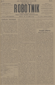 Nowy Robotnik : czasopismo polityczno-społeczne : organ partyi socyalno-demokratycznej. 1895, nr 17