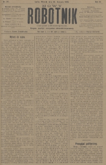 Nowy Robotnik : czasopismo polityczno-społeczne : organ partyi socyalno-demokratycznej. 1895, nr 24