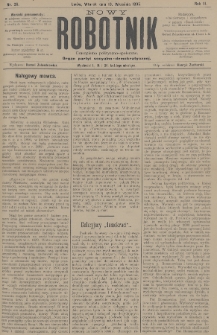 Nowy Robotnik : czasopismo polityczno-społeczne : organ partyi socyalno-demokratycznej. 1895, nr 26