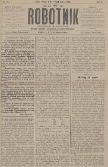 Nowy Robotnik : czasopismo polityczno-społeczne : organ partyi socyalno-demokratycznej. 1895, nr 28