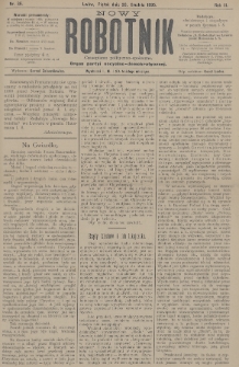 Nowy Robotnik : czasopismo polityczno-społeczne : organ partyi socyalno-demokratycznej. 1895, nr 36