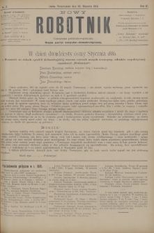 Nowy Robotnik : czasopismo polityczno-społeczne : organ partyi socyalno-demokratycznej. 1896, nr 3