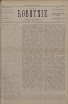 Nowy Robotnik : czasopismo polityczno-społeczne : organ partyi socyalno-demokratycznej. 1896, nr 14