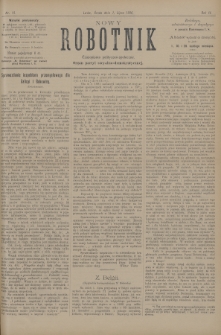 Nowy Robotnik : czasopismo polityczno-społeczne : organ partyi socyalno-demokratycznej. 1896, nr 18