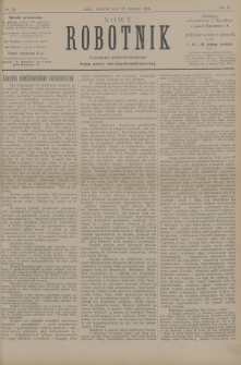 Nowy Robotnik : czasopismo polityczno-społeczne : organ partyi socyalno-demokratycznej. 1896, nr 23