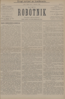 Nowy Robotnik : czasopismo polityczno-społeczne : organ partyi socyalno-demokratycznej. 1896, nr 24 (po konfiskacie nakład drugi)