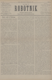 Nowy Robotnik : czasopismo polityczno-społeczne : organ partyi socyalno-demokratycznej. 1896, nr 28