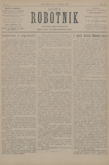 Nowy Robotnik : czasopismo polityczno-społeczne : organ partyi socyalno-demokratycznej. 1896, nr 33