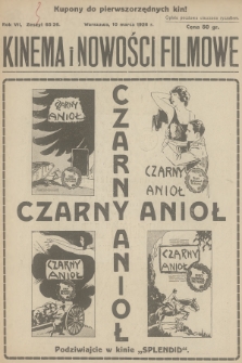 Kinema i Nowości Filmowe : niezależne dwutygodniowe czasopismo kinematograficzne. R.7, 1926, № 65/26