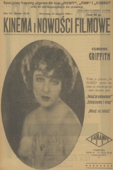 Kinema i Nowości Filmowe : niezależne dwutygodniowe czasopismo kinematograficzne. R.7, 1926, № 75/36