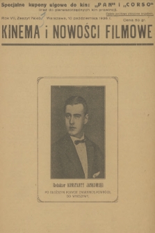 Kinema i Nowości Filmowe : niezależne dwutygodniowe czasopismo kinematograficzne. R.7, 1926, № 79/40