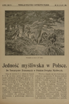 Przegląd Myśliwski i Łowiectwo Polskie. 1924, nr 13-14 (37-38)