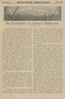 Przegląd Myśliwski i Łowiectwo Polskie. 1925, nr 10 (58)