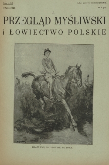 Przegląd Myśliwski i Łowiectwo Polskie. 1926, nr 5 (77)