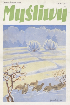 Myśliwy. R.3, 1939, nr 1