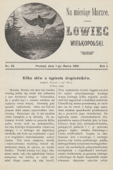 Łowiec Wielkopolski. R.1, 1907/1908, nr 23