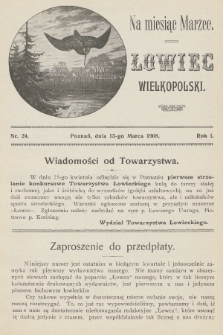 Łowiec Wielkopolski. R.1, 1907/1908, nr 24